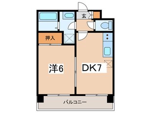 ＴＯＰ　ＨＩＬＬの物件間取画像